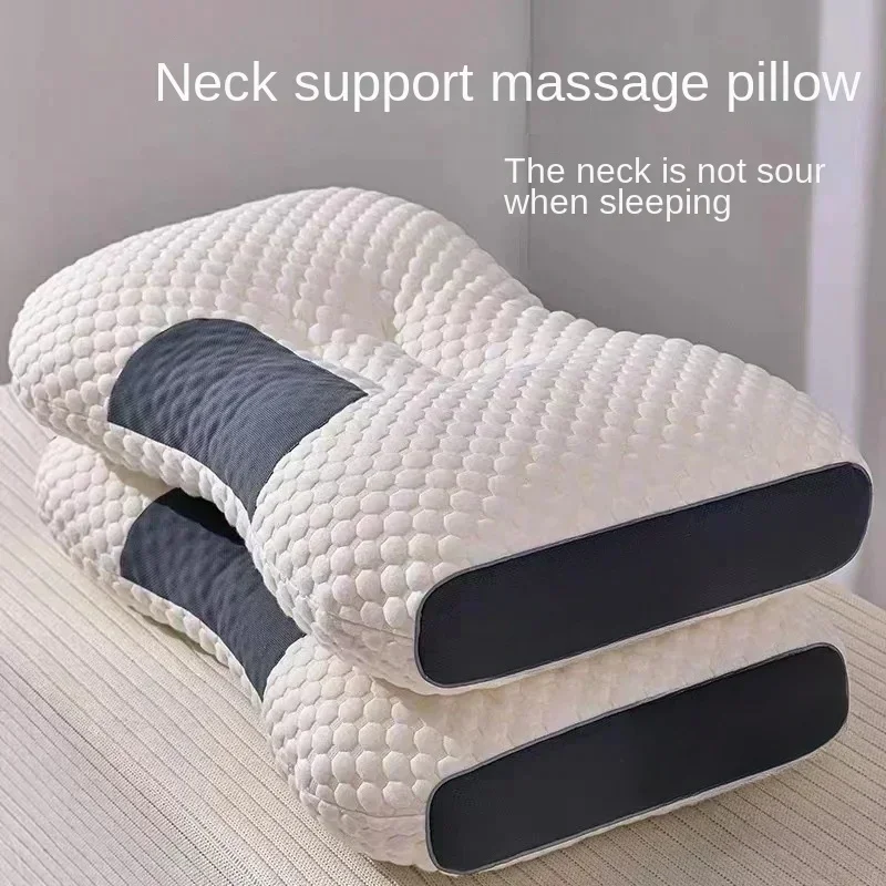 Super 3D Ergonomic Pillow for Sleeping Orthopedic Neck Pillow Protect Spine Contour Bedding for All Sleeping Positions