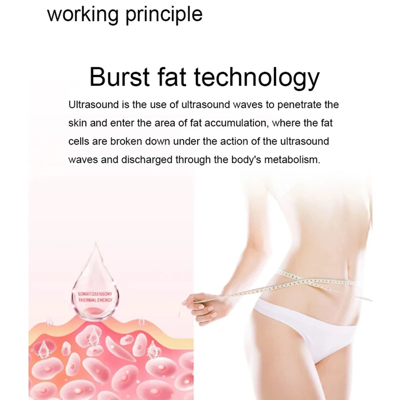 New 4 in 1 Cavitation Machine 40k Ultrasonic RF Shape Vacuum Frequency Liposuction Weight Loss Slimming Skin Tightening Lifting