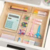 A Set Of 25/44 Ultimate Drawer Storage Solution Kit - Transparent Multifunctional Plastic Storage Set With Adjustable Dividers A 4
