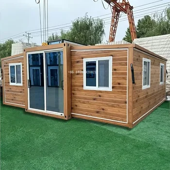20Ft Australia Modern Granny Flat 2 Bedroom Luxury Predfabricated Container Homes Tiny House Expandable Container House