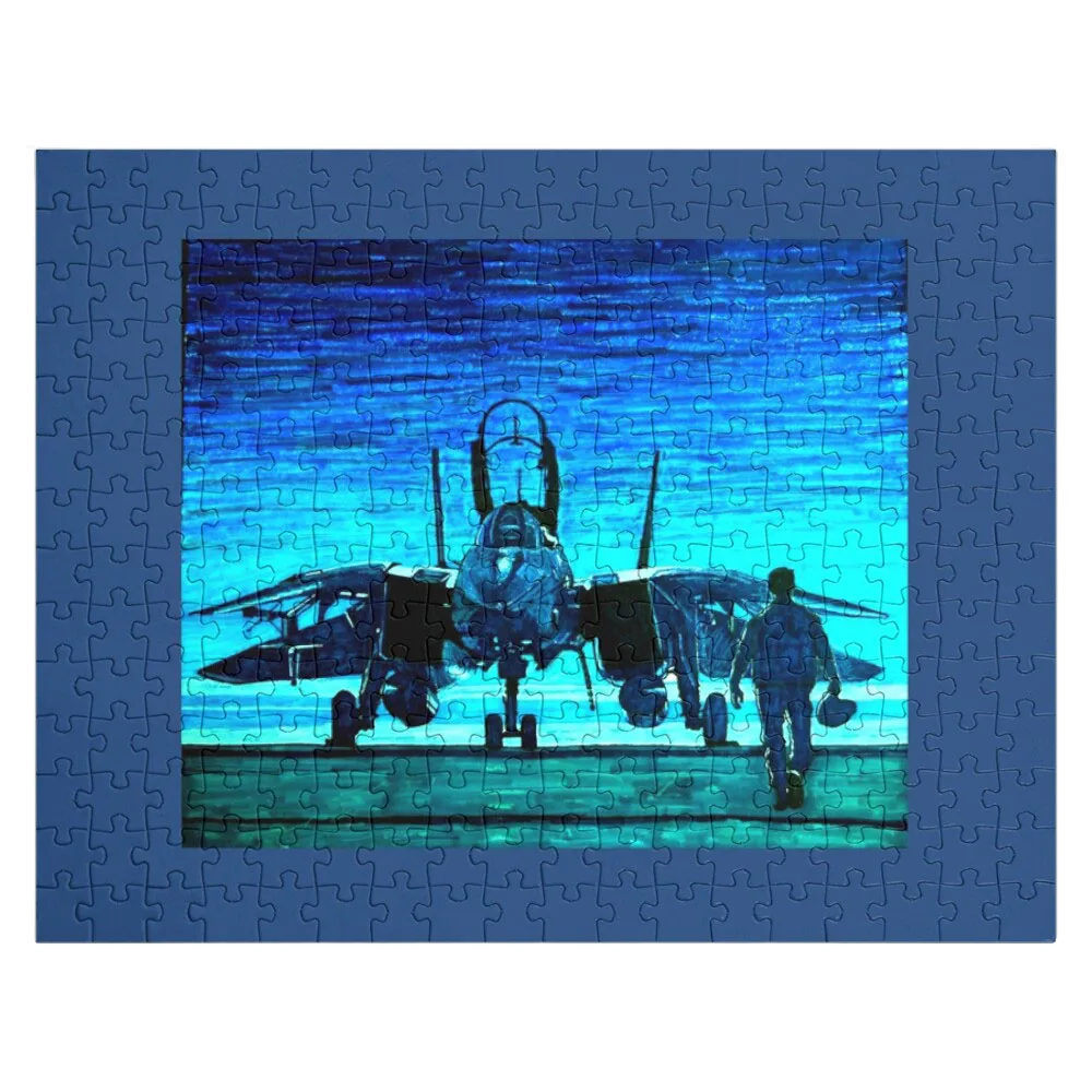 

moonlight mission-an f14 tomcat fighter pilot walks to his plane Jigsaw Puzzle Puzzle Game Animal Jigsaw Puzzle For Adults