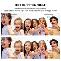 Y2000 HD 1080P Mini Camera Recorder Flash Lamp And Battery Dock Included with Screen Retro Ultra Compact Portable Video - Image 3