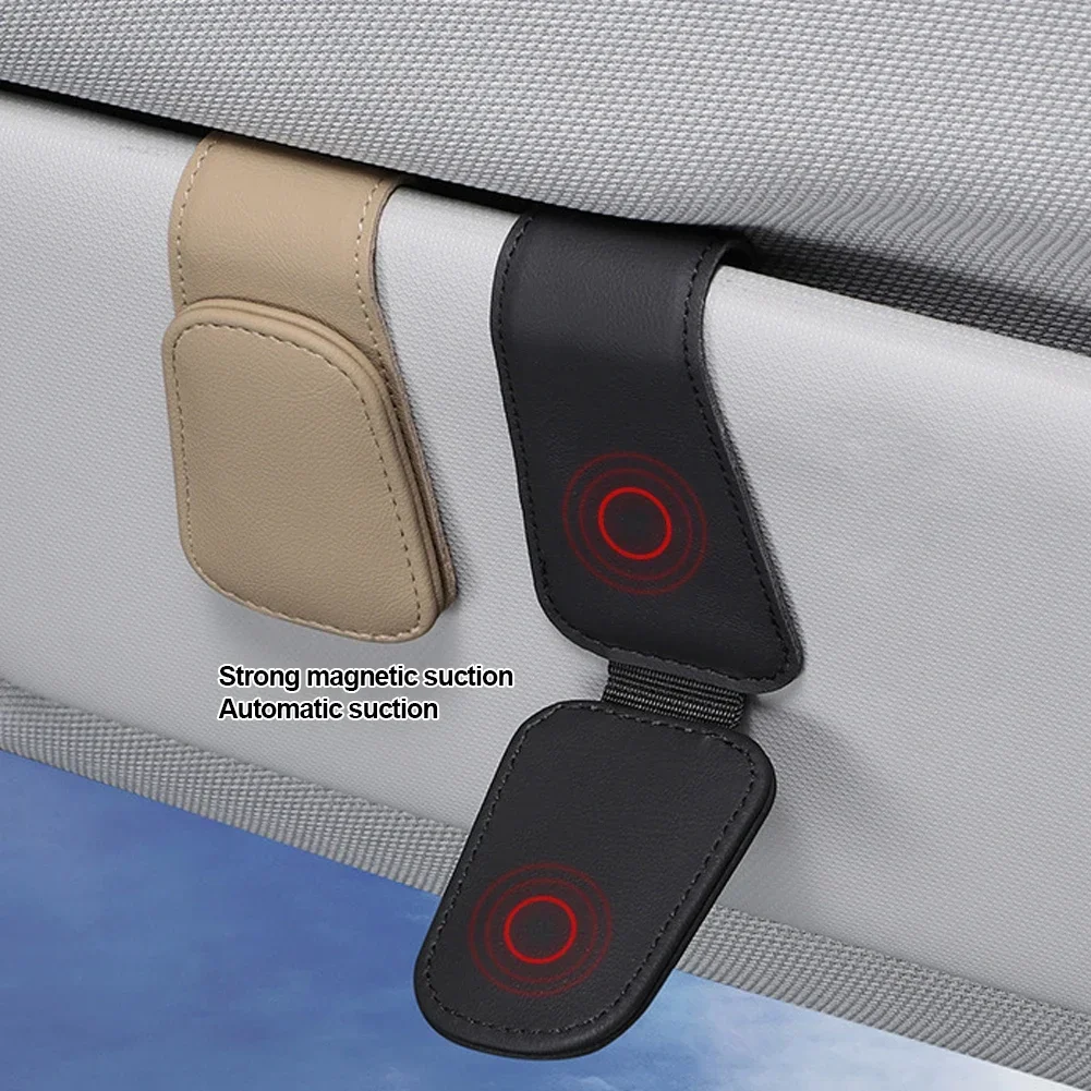 Car Sun Visor Glasses Holder 4