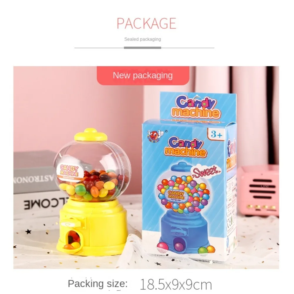 Candy Machine Plastic Candy Machine Cute Candy Dispenser Portable Bank Deposit Box Sweets Machine Nice Gift for Children Home Decor