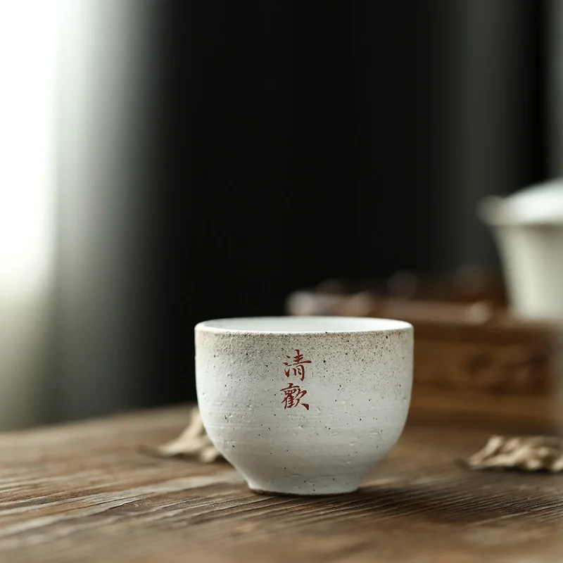 

★Jingdezhen, ручная работа, макияж, грунтовая печь, чайная чашка, фарфоровая чашка Master, чайная чашка, частная выпадающая одночашка, чашка с надписью