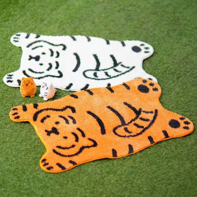Korean Muziktigers Plush Mat Bathrom Rug Cute Fat Tiger Bedroom Soft
