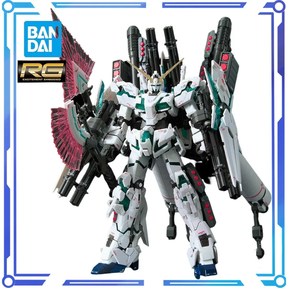 

RG 1/144 30 RX-0 полная защита единорог GUNDAM Bandai оригинальная сборная экшн-фигурка модели игрушки коллекционные аниме украшения подарок