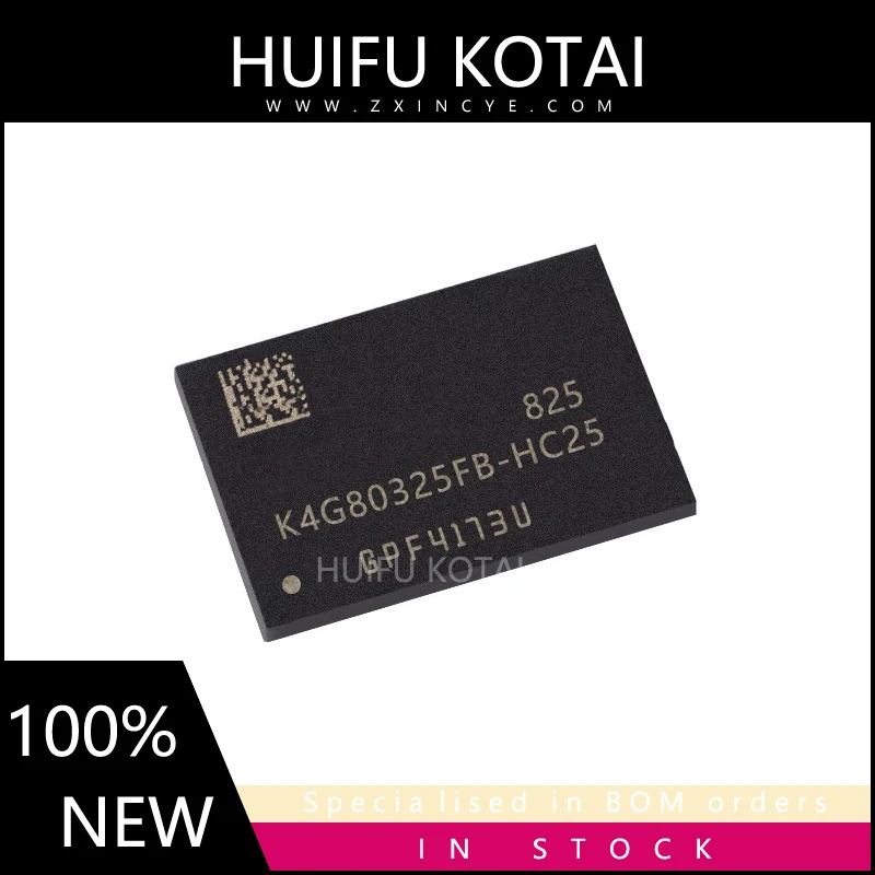 

Новые Товары в наличии на складе, цвет K4G80325FB-HC25 BGA, 1 шт.