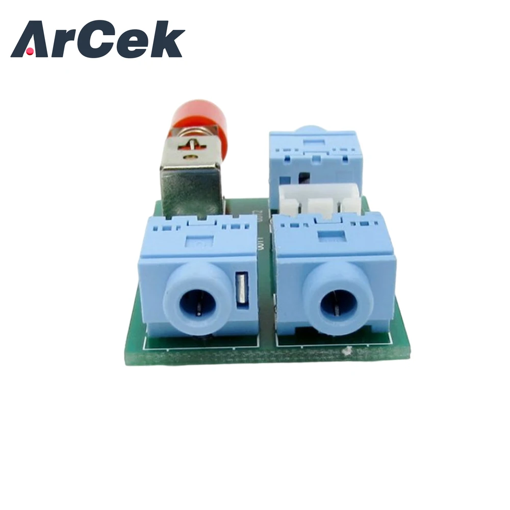Xh-M371 3.5 Audio 2 Vie In 1 Uscita Modulo Di Commutazione Audio Scheda Di Commutazione Interruttore Presa Audio Scheda Pcb Elettronica Fai Da Te