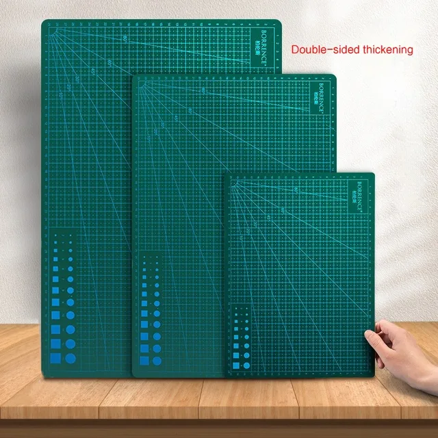 Borrence A4 A5 PVC Cutting Mat Double-Sided Self-Healing Board Patchwork Diy Manual Craft Artist Engraving Leather Cutter Pad 1
