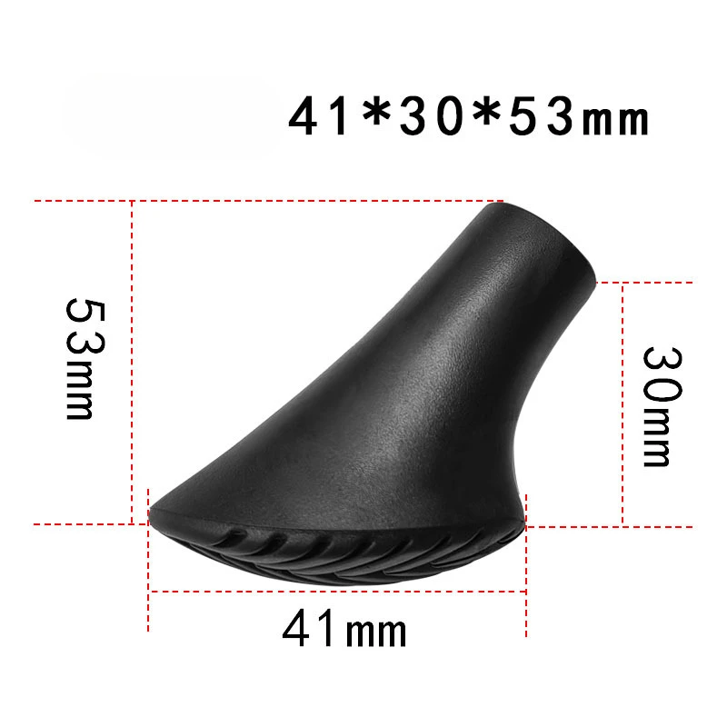 Replacement Rubber Feet Walking Stick Pads Trekking Pole Tips Rubber Buffers Trekking Poles Protectors for Climbing
