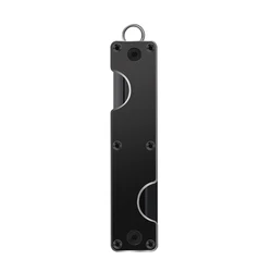 Sleek Compact Metal Key Organizer and Holder (Black)