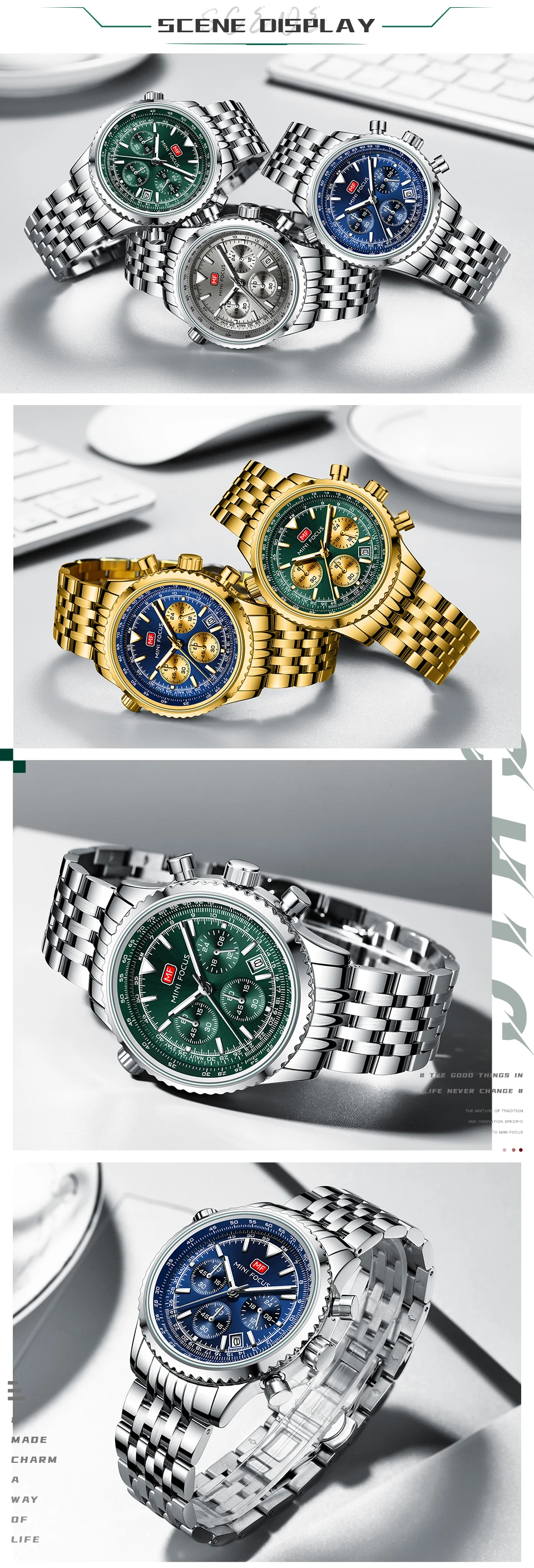 MINI FOCUS Quarzuhr für Herren, wasserdicht_voghion.com