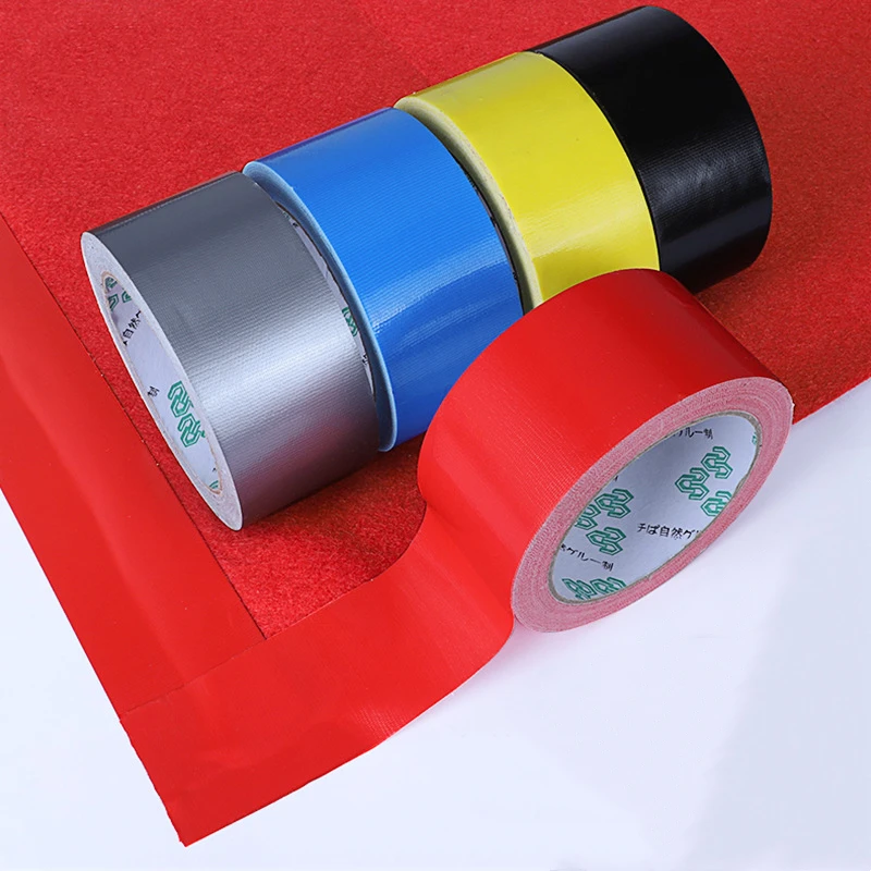 

Strong Viscosity Waterproof Cloth-based Tape Home Decor Carpet Floor Duct Repari Polyethylene Tapes Easy To Torn No Trace Tapes