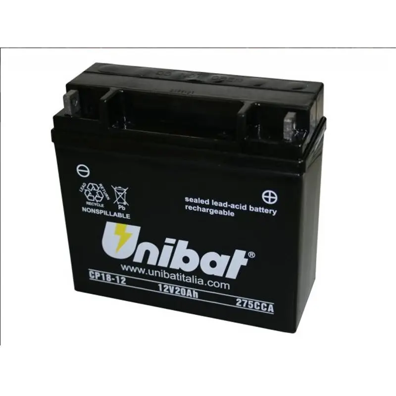 Batteria Unibat Cp18-12 Batteria Moto 12V 20Ah Attivata Volt