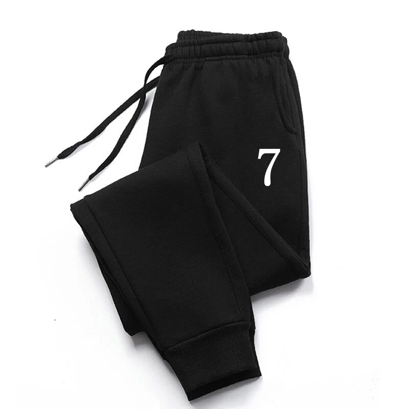 

2023 autumn and winter new men's and women's sweatpants casual plus fleece men's loose sports street sweatpants