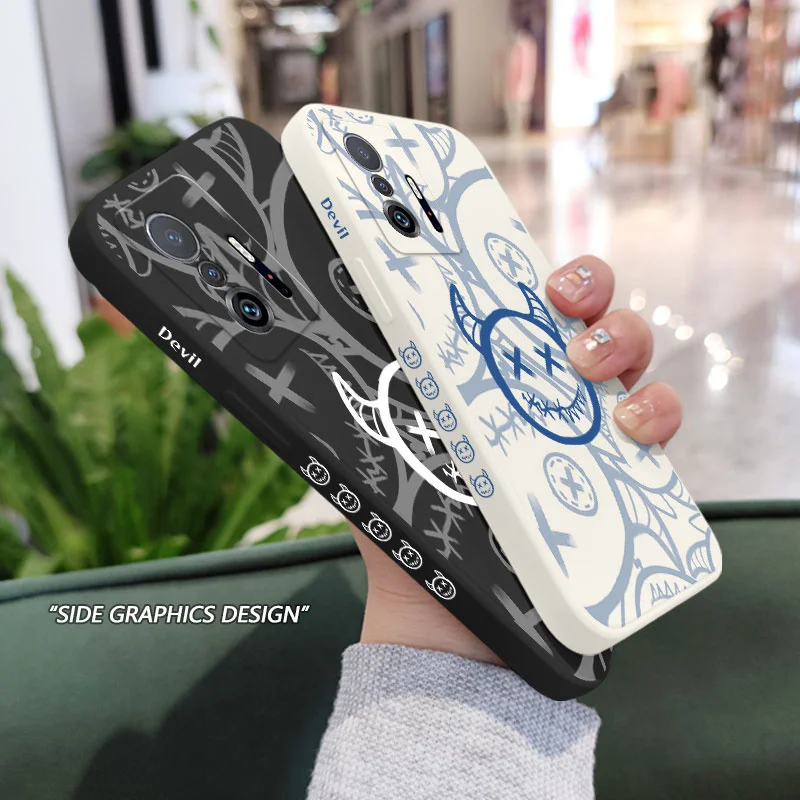 Funny Devil Silicone Phone Case Cover