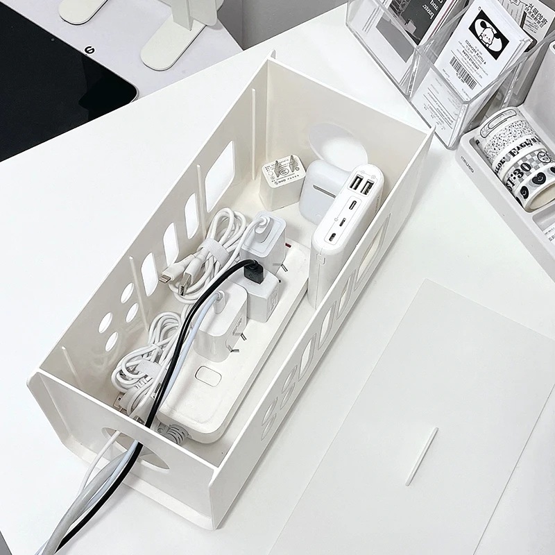 Multifunctional Cable Storage Box for Home Safety and Organization