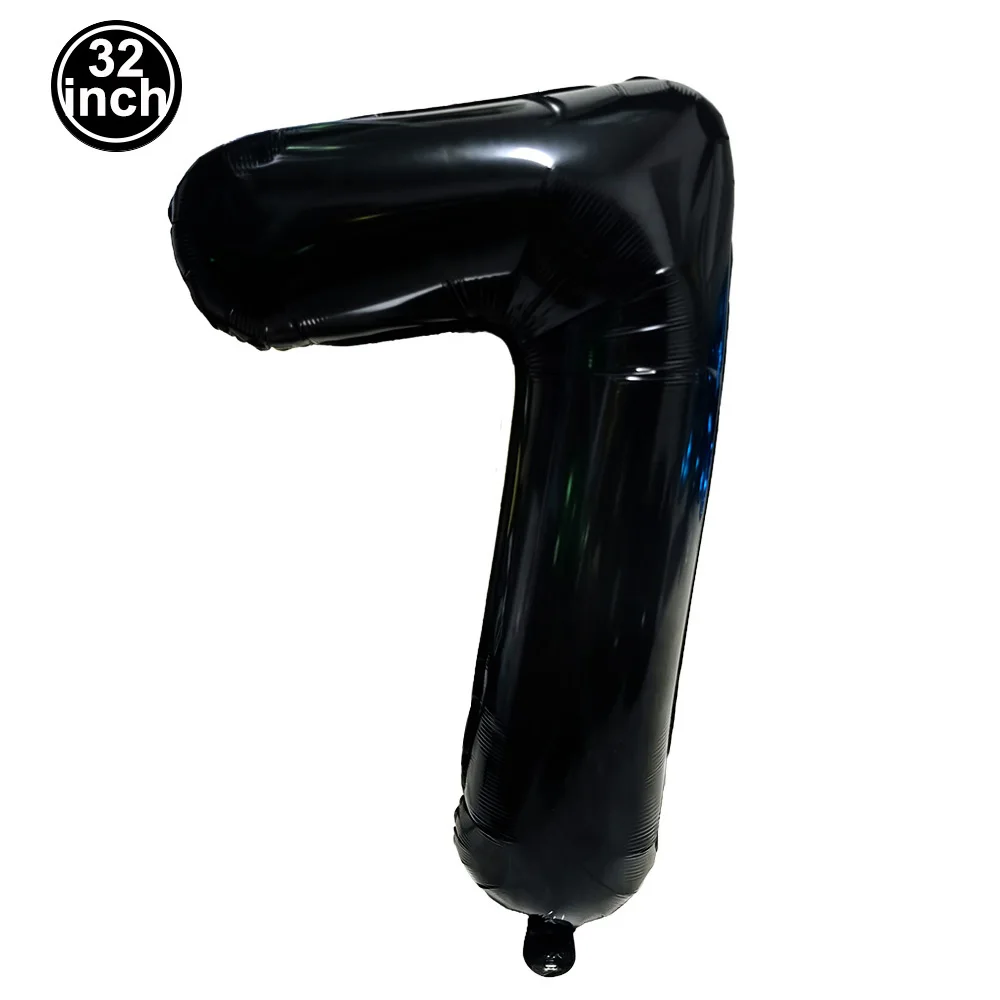 Large 32-Inch Multicolor Number 9 Balloon