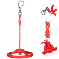 Ninja Wheel Exercise Handle Grip Children Indoor Ring Practical Fitness Gym Heavy Duty Kids Swing Gymnastic Rings Toy 2