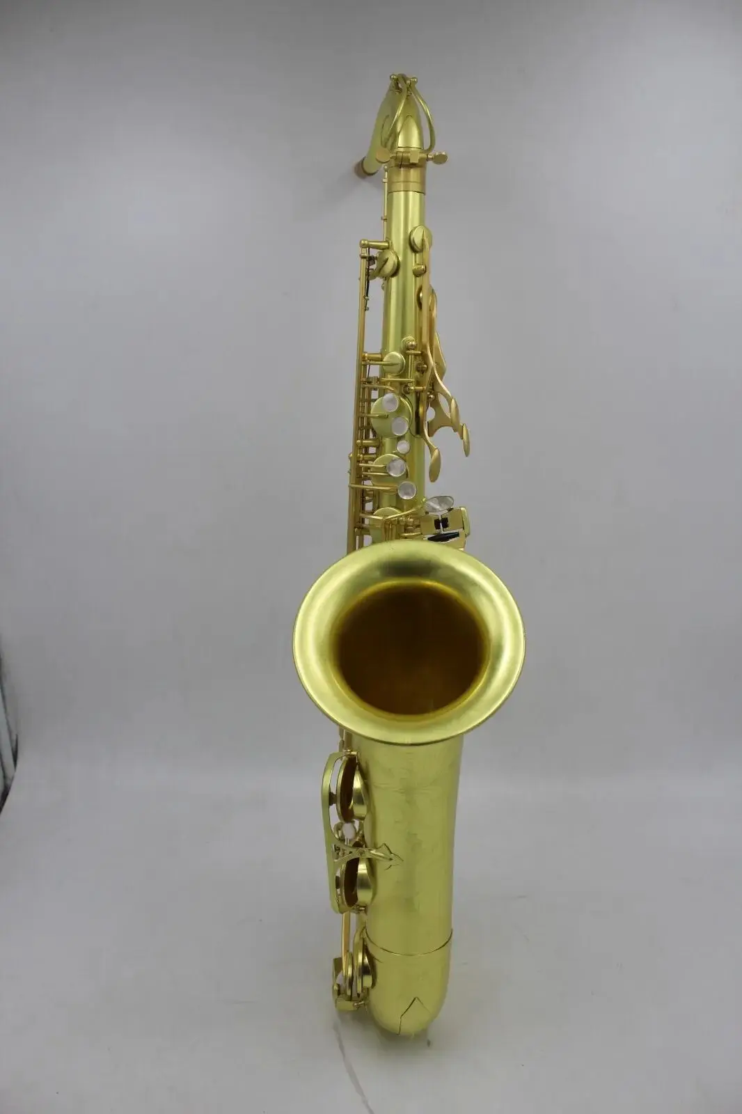 Eastern music pro original brass unlacquered tenor saxophone Mark VI type w/case