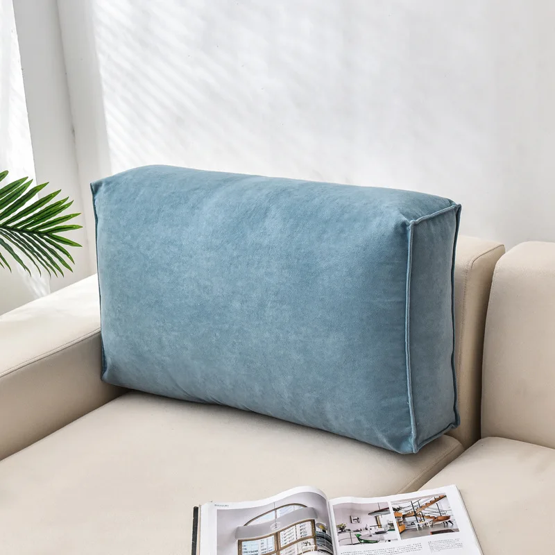 

2022 Direct Selling Soft Backrest Waist Stretcher Couch Pillows Cushions Home Decor Back Tatami Rectangular Pillow Cushion Sofa