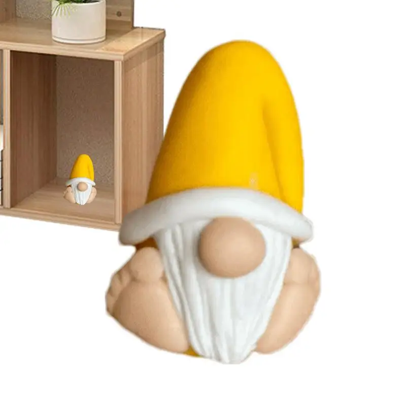 

Креативный милый мини-брелок для ключей, статуэтка Феи сада, гнома, статуя из смолы, крошечный ландшафт, брелок с подвеской