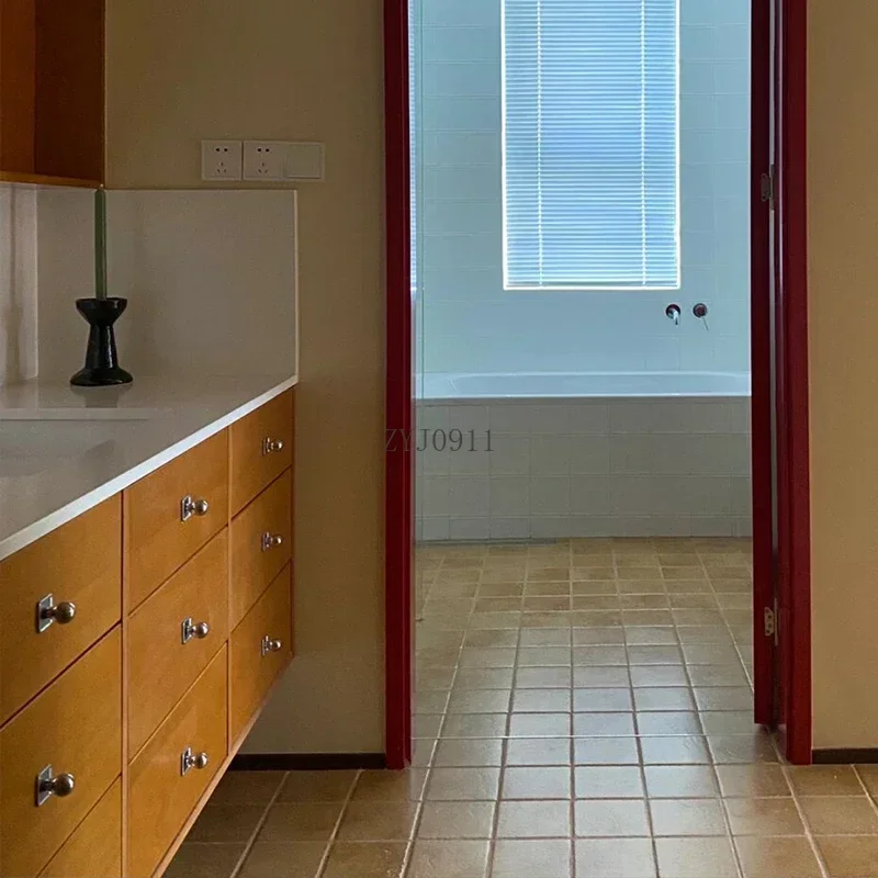 Cabinet Floor Bathroom Space Saving Narrow Furniture Mirrors Multifunction Home Column Storage Small Closet Wooden Wc