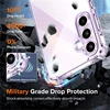 3-in-1,Airbag Case + Privacy Glass for Samsung A55 5G Soft Clear Shockproof Silicone Phone Cases Samsung Galaxy A55 Cover A55 5G 3