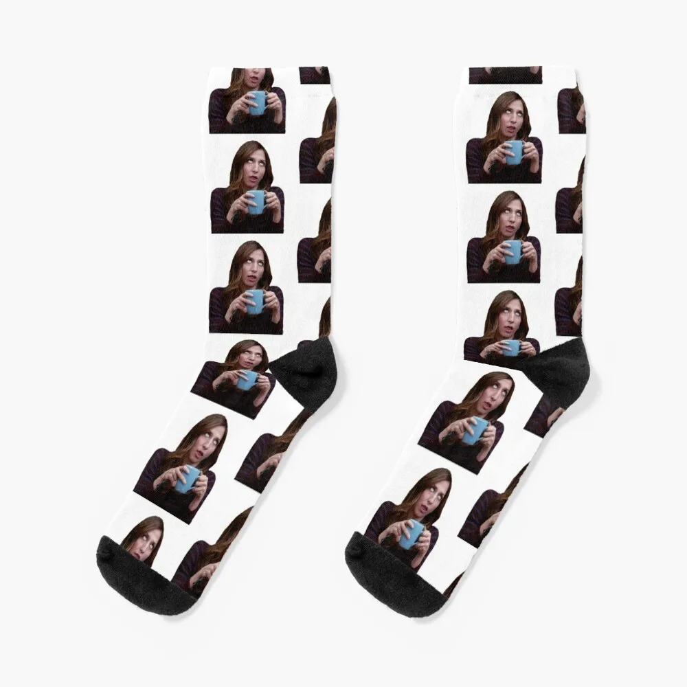 Gina Linetti eye roll Socks Stockings compression hockey compression Children's Socks For Women Men's