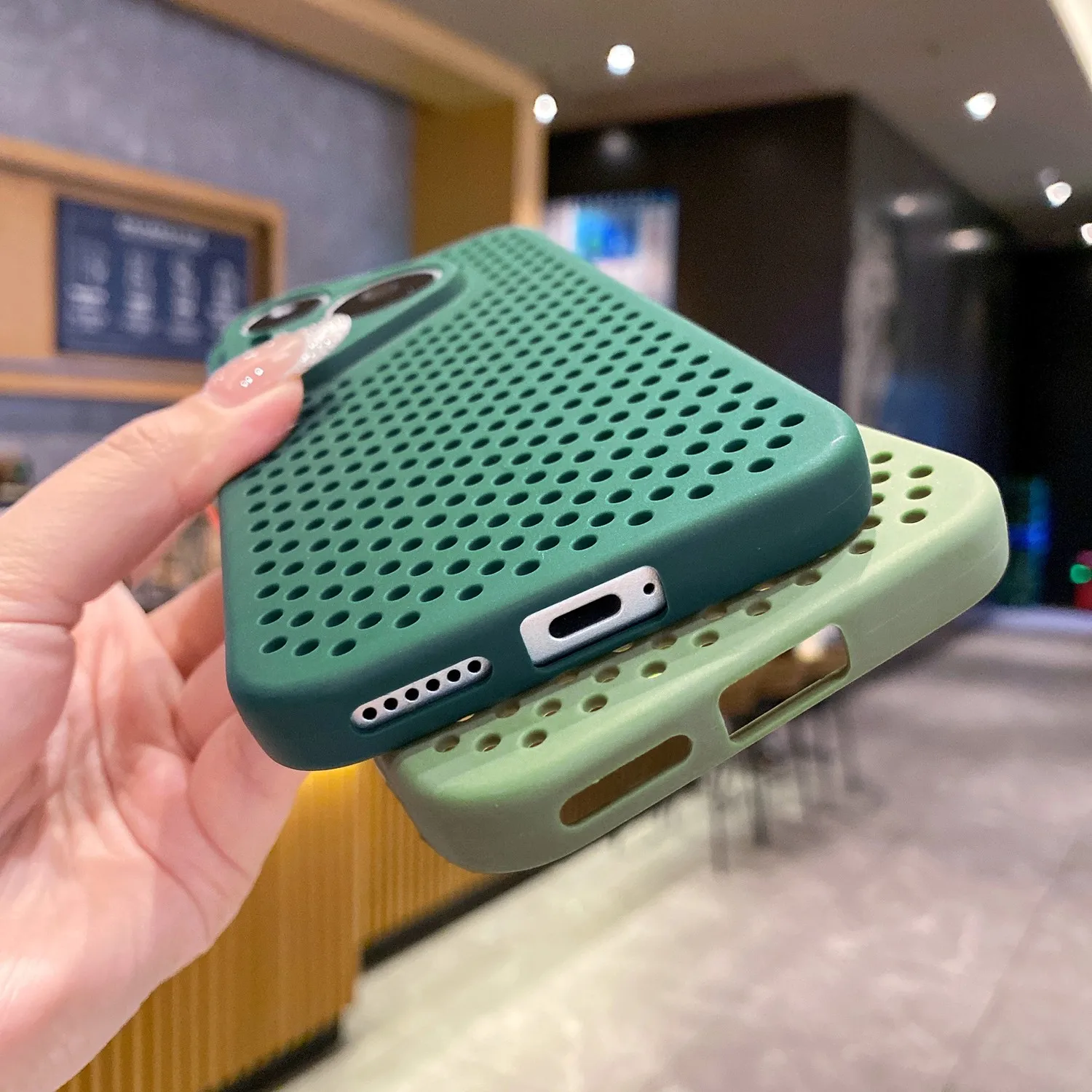 Cooling Breathable Ultra-Thin Soft TPU Shockproof Matte Phone Case