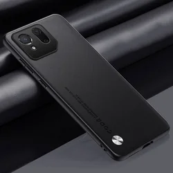 Sleek Leather Camera Protect Phone Case - Premium Hard Cover for Asus ROG Phone 8 (Black)
