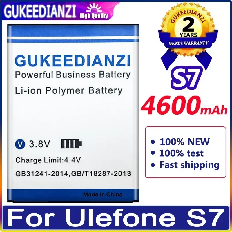 

Аккумулятор большой емкости запасная батарея для мобильного телефона S 7 4600 мАч для смартфонов Ulefone S7