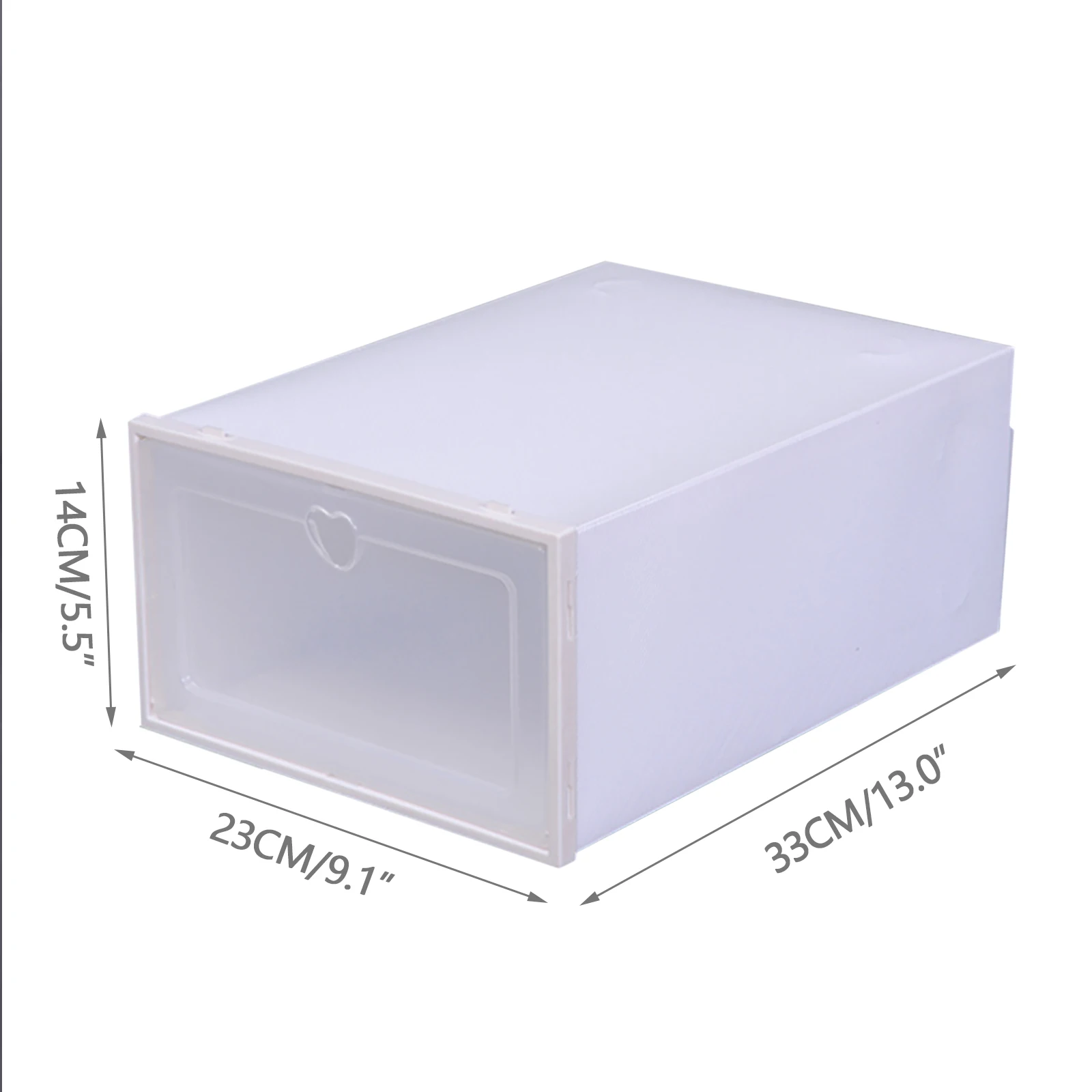 Clear 20pcs Shoe Boxes Transparent Stackable Shoe Storage Box Plastic Shoe Box Sneaker Holder Organizer Box