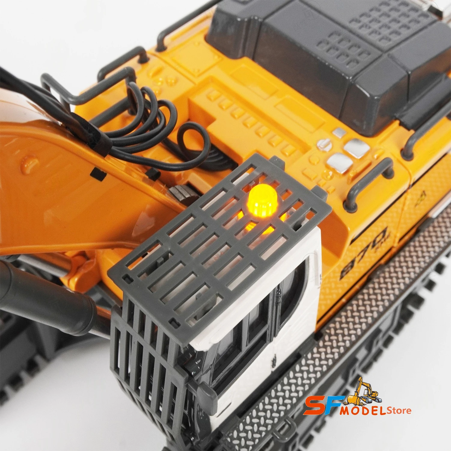Mini Excavator 1/50 970 Electric Excavator Simulation Model with