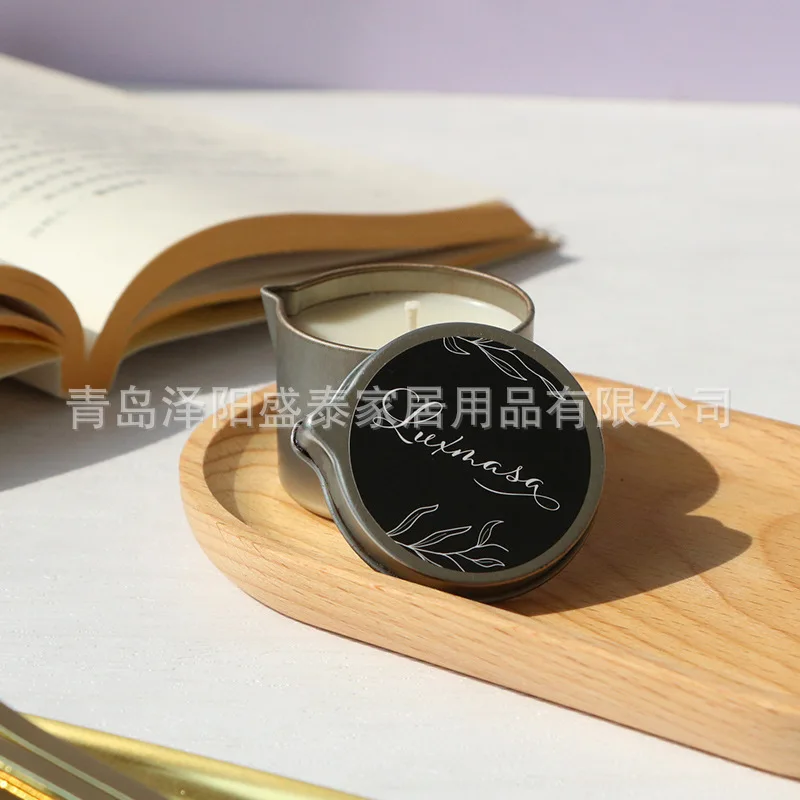 Couple's Low Temperature Essential OilSPAWax Wax Drip Soy Wax Material Aromatherapy MassageSPALow Temperature Candles Export Mod
