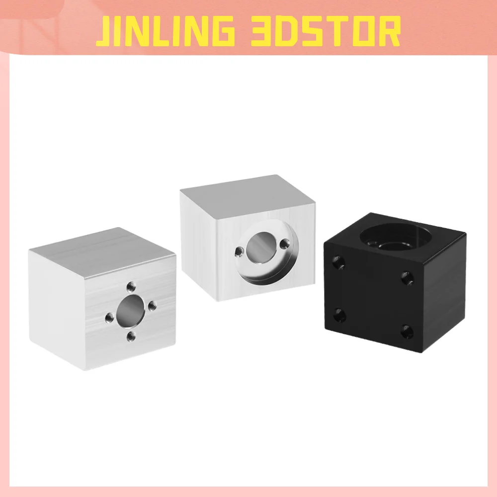 

T8 Lead Screw Nut Housing Bracket For 3D Printer Parts T8 Trapezoidal Lead Screw Conversion Nut Seat Aluminum Block