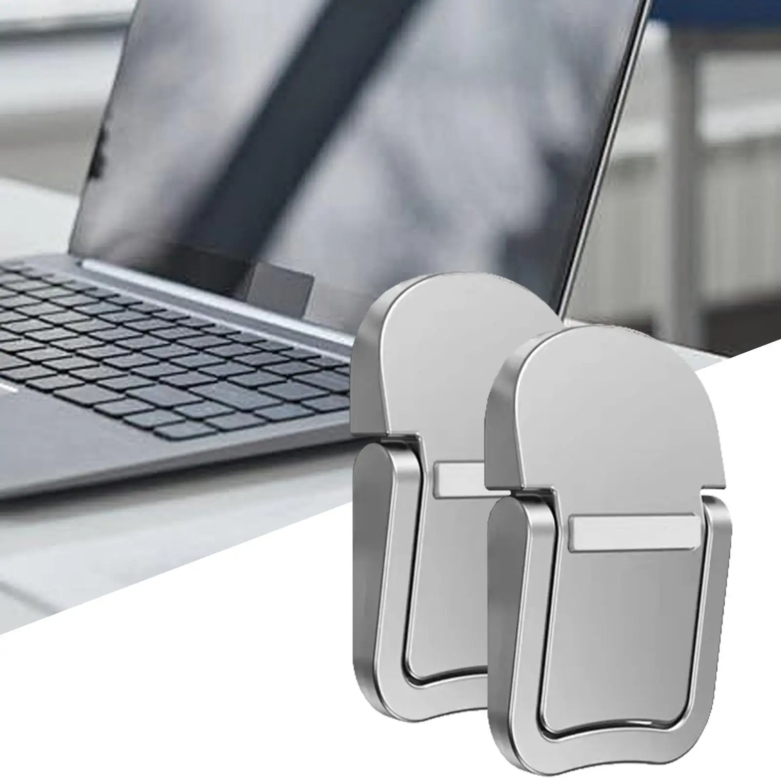 Supporto per Computer Portatile con Raffreddamento, Supporto da Scrivania Leggero e Pieghevole per Laptop - immagine 3