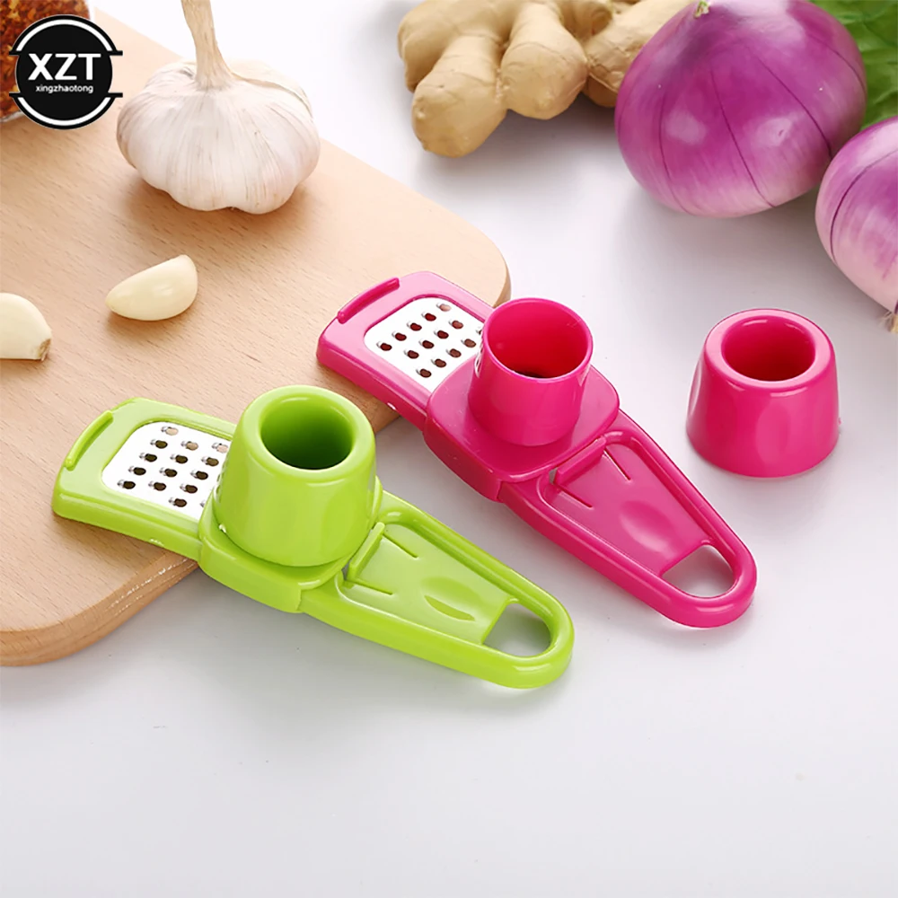 Simple Garlic Grinder Garlic Mud Artifact Stainless Grater Multi-Function Press Household Small Kitchen Utensils