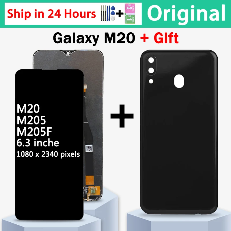

Original For Samsung Galaxy M20 2019 SM-M205 M205F M205G/DS LCD Display Touch Screen Digitizer Assembly For Galaxy M20 Display