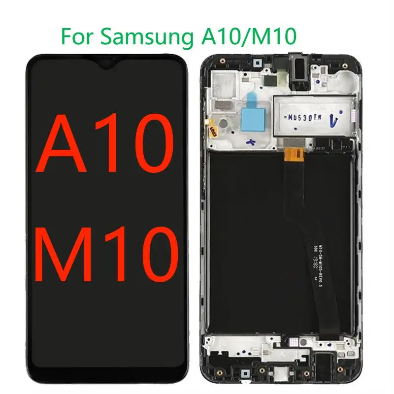 

6.2" Dynamic AMOLED For Samsung A10 A105 M10 SM-A105F A105F/DS LCD Display With Frame Touch Screen Assembly Repair Parts