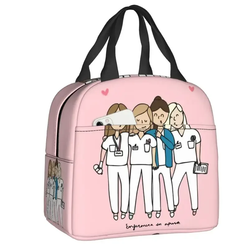 Best Friendship Medica Doctor Nurse Lunch Bag Cooler Thermal Insulated Lunch Box For Kids Work School Picnic Food Tote Bags