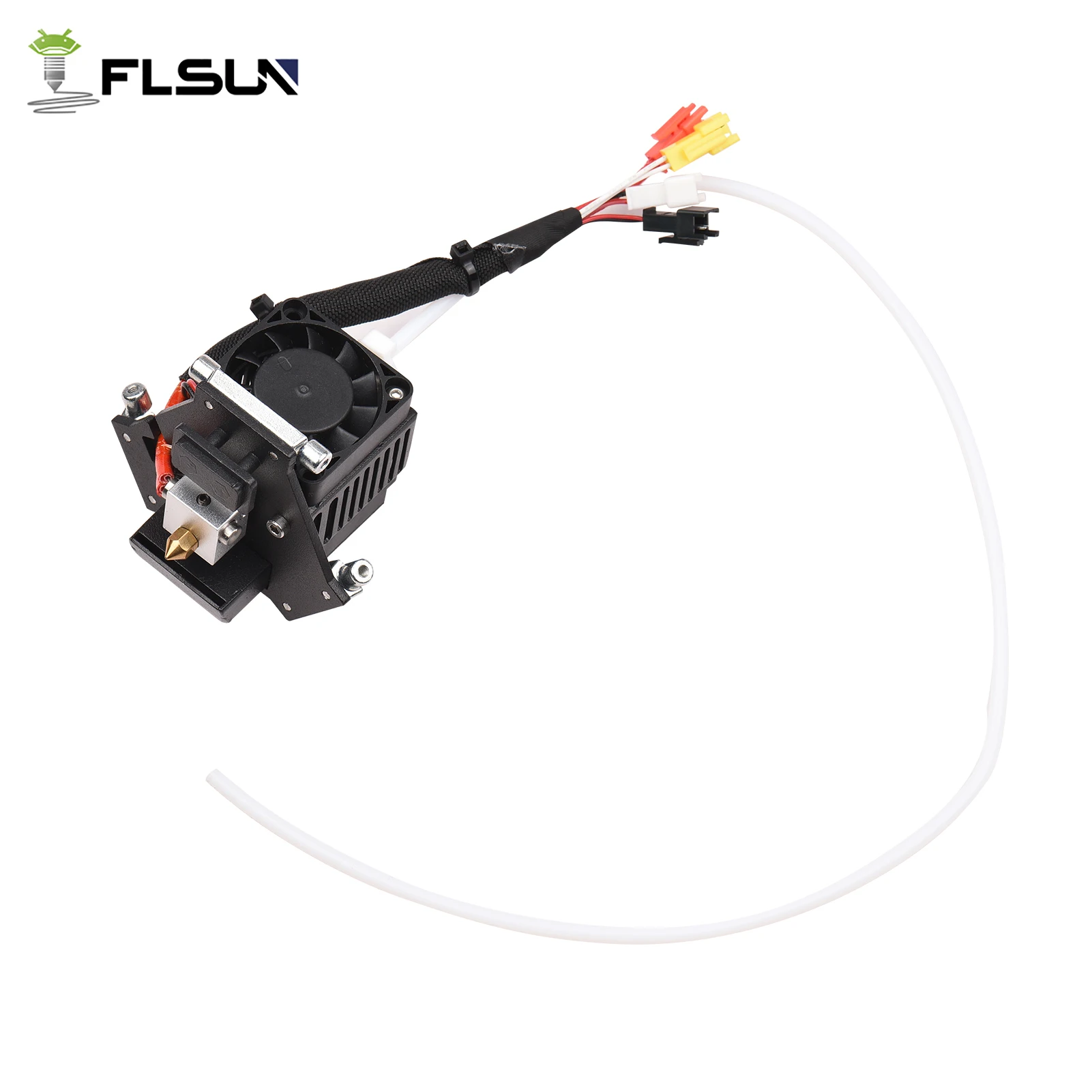 precisioncore printhead FLSUN V6 Hot End Full Kit 1.75mm Filament with 0.4mm Brass Nozzle 24V Cooling Fan effector For Q5 / head printer hp