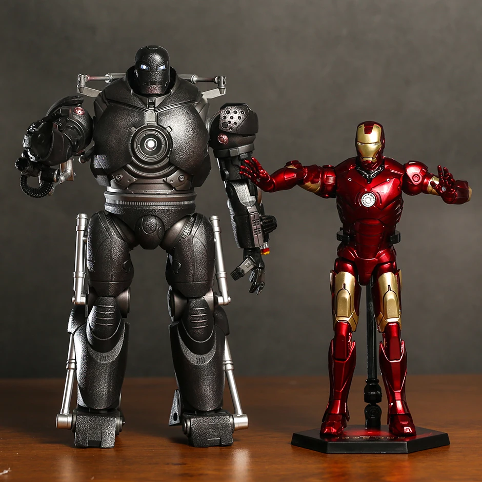 

ZD Genuine Iron Man MK3 & Iron Monger Collectible Action Figure Model Toy with Light