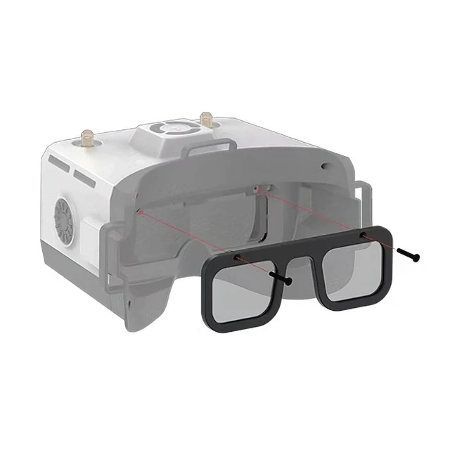HDZERO BOX PRO Plus Digital Eye Mask 100HZ1800 Nits Low Latency FPV Drone Simulation 6