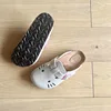 Cartoon Hello Kitty Suede Mules For Women Thicken Platform Closed Toe Round Slippers Sanrio Clogs Cork Insole Slides Sandals 3