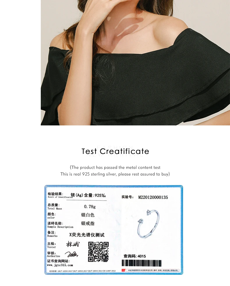 Modian 2022 New Real 925 Sterling Silver D Color Moissanite Finger Rings Trendy Adjustable Ring For Women Wedding Fine Jewelry Modian 2022 New Real 925 Sterling Silver D Color Moissanite Finger Rings Trendy Adjustable Ring For Women Wedding Fine Jewelry