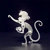 Microworld 3D Metal Puzzle Chinese Zodiac Monkey Model Jigsaw DIY Laser Cut Assemble Puzzles Toy Christmas Gift For Teen Kid 5