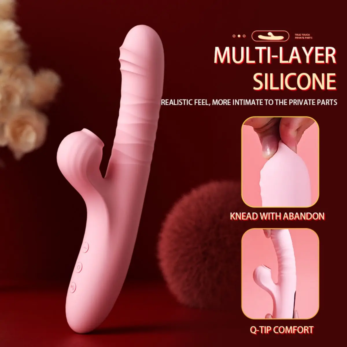 LILO Marilyn Vibration AV Stick Ten Frequency Sucking Vibration Stick Female Masturbator Adult Sex Products