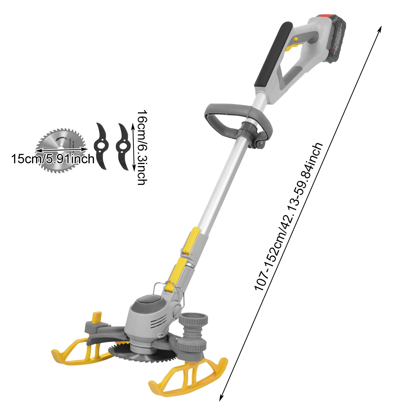 600W Cordless Grass Trimmer 2